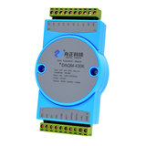 DAQM-4306 5路继电器输出数字开关量采集4DI输入转rs485modbus模块